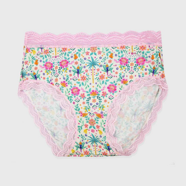 High Rise Knicker in Mexicana Candyfloss