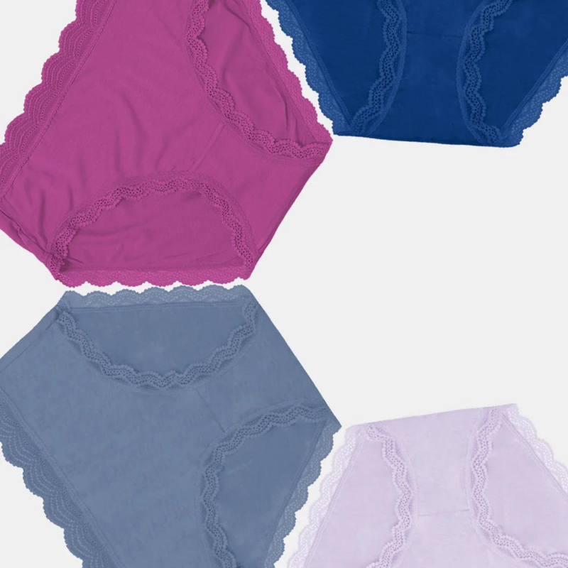 Orchid Tones High Rise Knicker Box