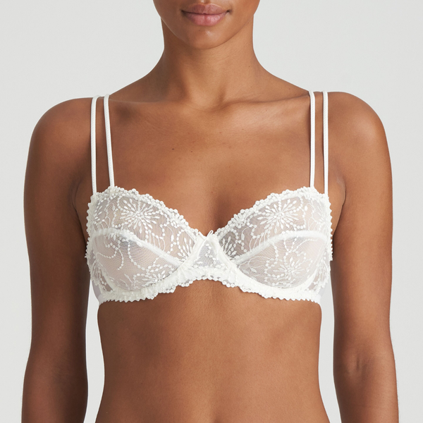 Jane Horizontal Seam Bra in Natural