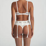 Jane Suspender Belt in Natural