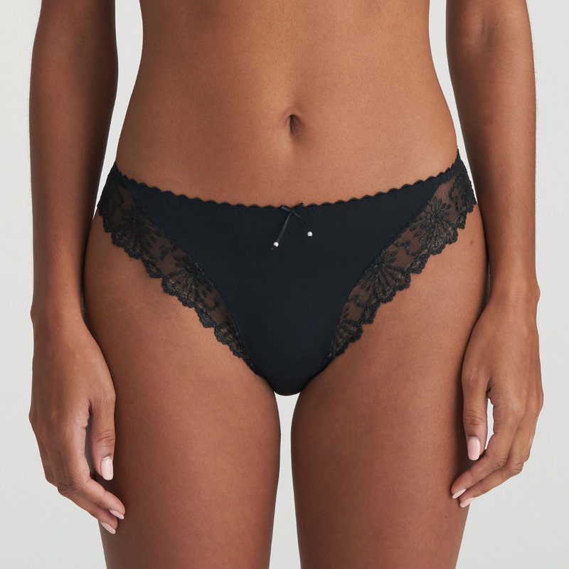 Jane Italian Brief in Black