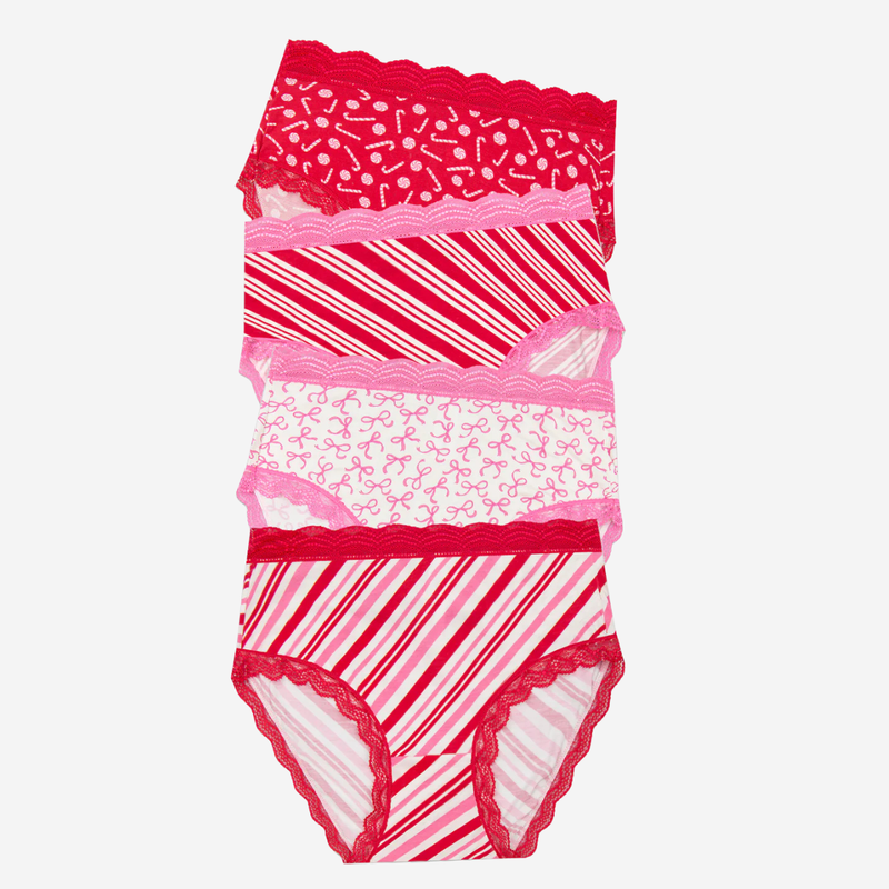 Candy Cane Wishes High Rise Knicker Box