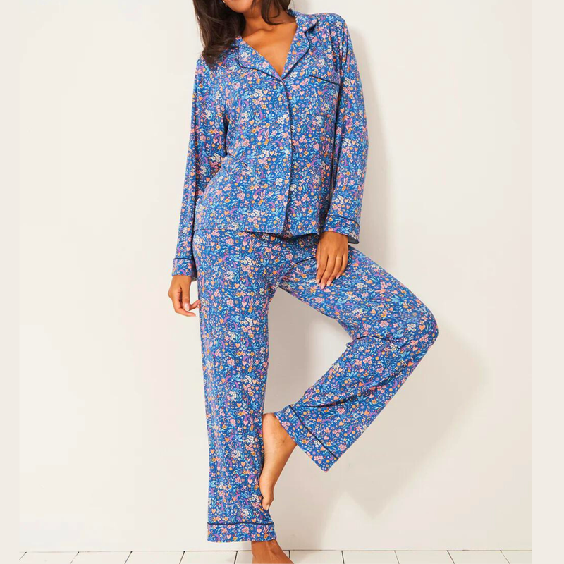 Long Pyjama Set - Winter Floral
