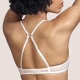 Eden Rock Plunge Padded Bra in Vintage Natural