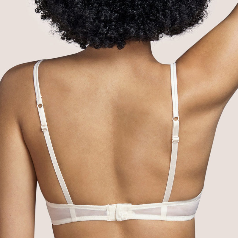 Eden Rock Plunge Padded Bra in Vintage Natural
