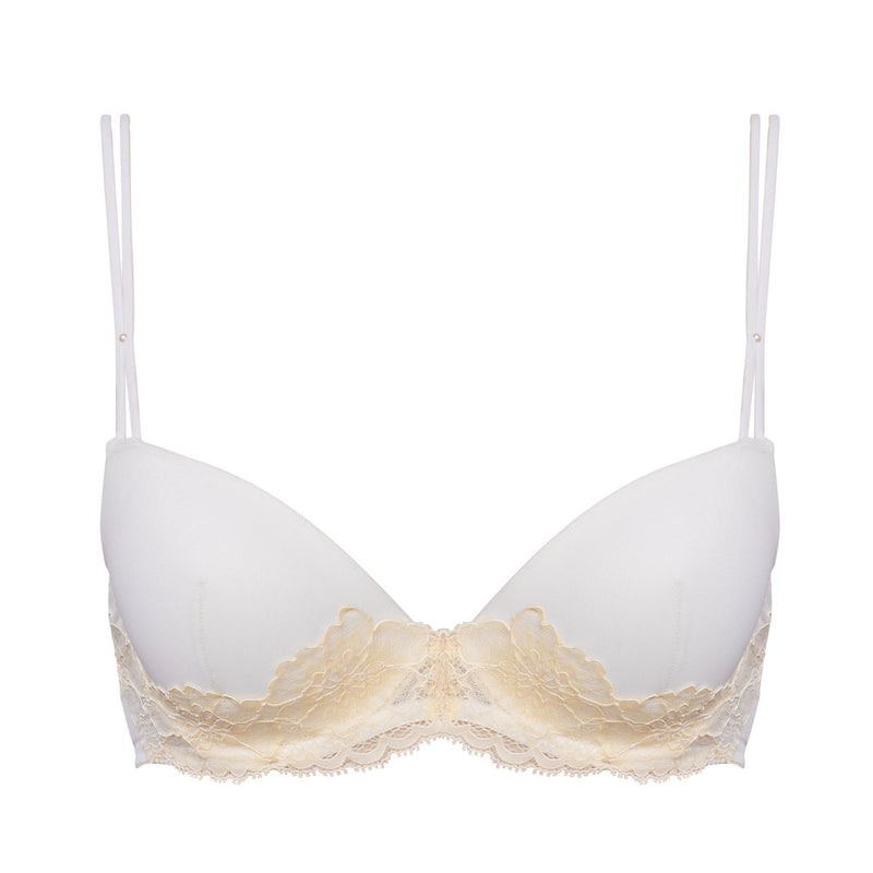 Eden Rock Plunge Padded Bra in Vintage Natural