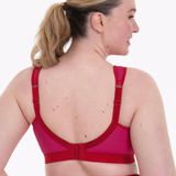 Extreme Control Sports Bra in Candy Red