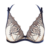 Coeurs Enlaces Plunging Triangle Bra in Nightfall