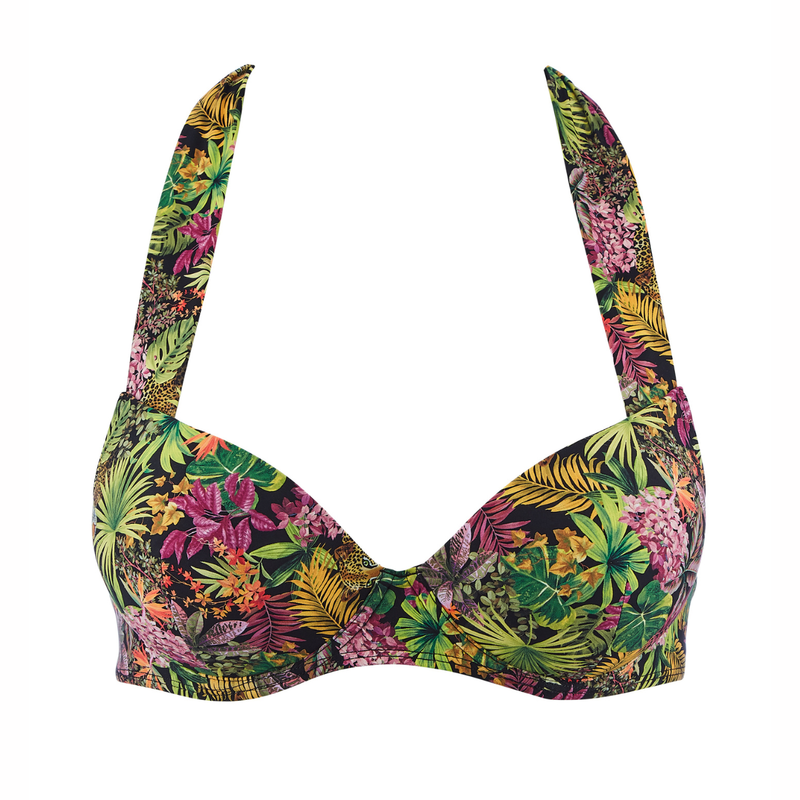 Exotic Fever Moulded Plunge Bikini Top