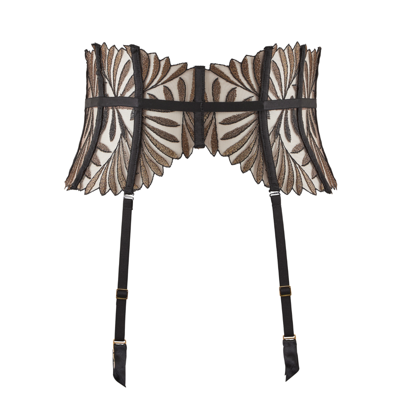 Sensory Illusion Suspender Belt in Golden Leaves