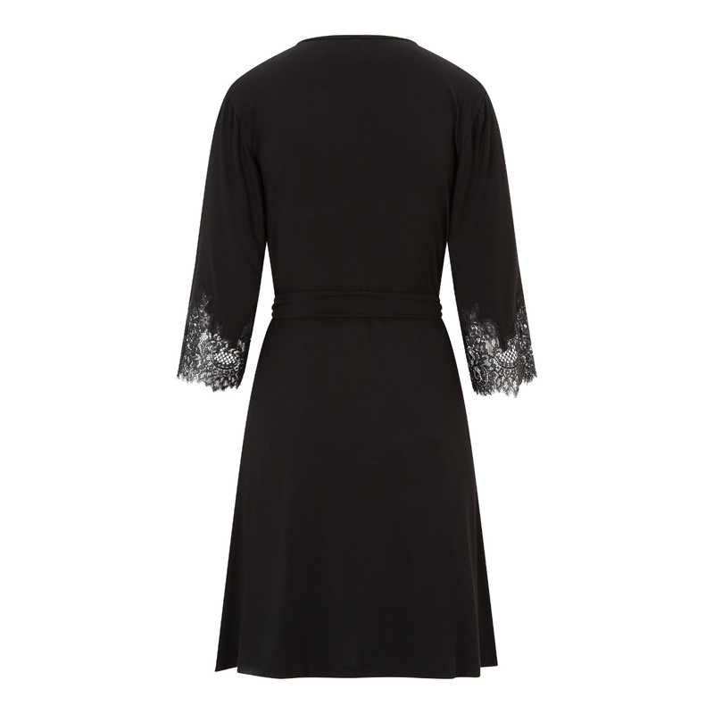 Jessica Modal Robe in Black