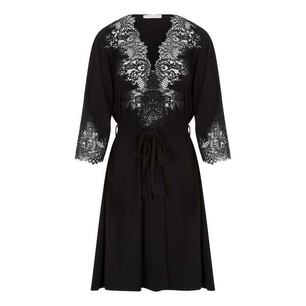 Jessica Modal Robe in Black