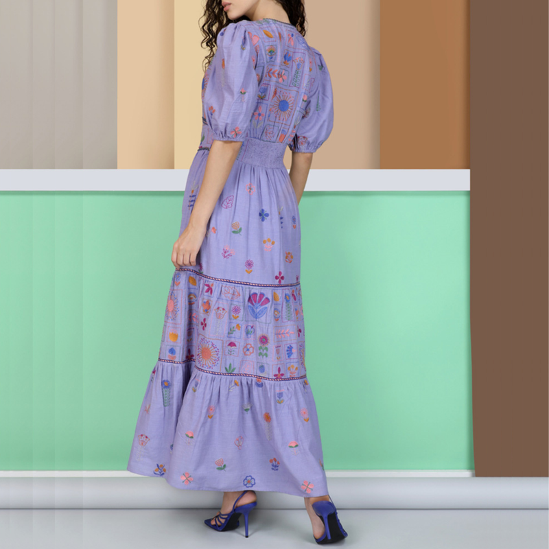 Light blue green sales dress