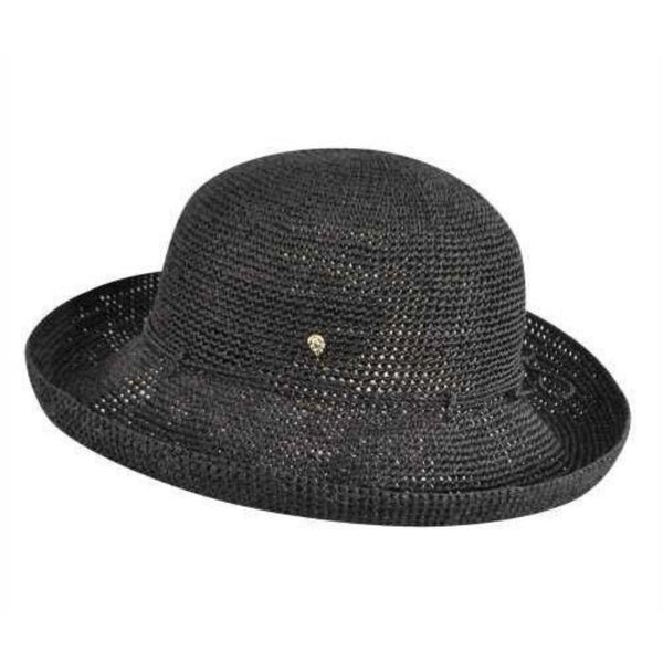 Helen Kaminski, Provence 10, Raffia, Hat, Charcoal, Rollable, handmade, sun hat, beach hat. Caroline Randell.