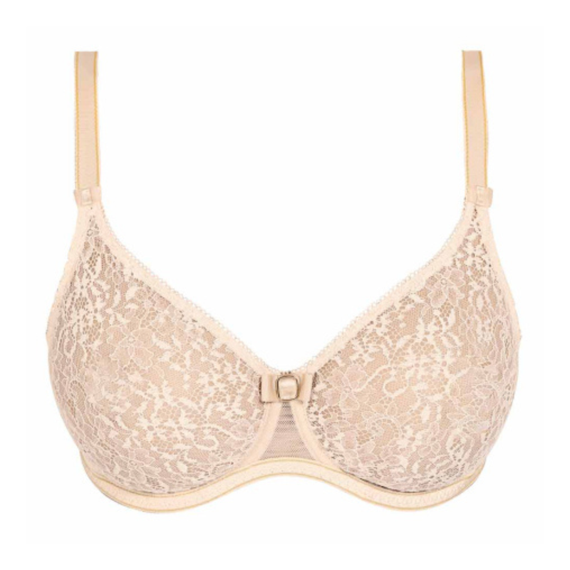 Allure Underwired Seamless Bra in Amande