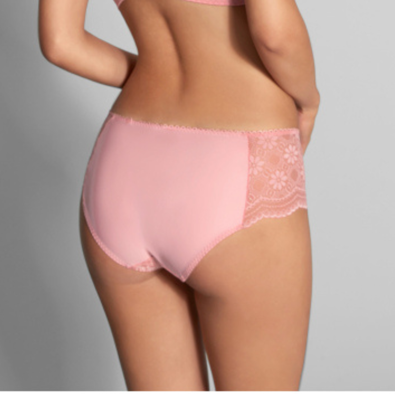 Cleo Deep Brief in Rose Anglais