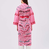Tiger Splash Cotton Jacquard Duster Pink