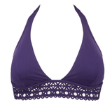 Ajourage Couture Triangle Bikini in Royal Purple