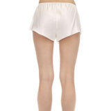 Luna di Seta, Shorty, culotte, nightwear, silk, sahara, nude, beige, ivory, black, silk shorty, Caroline Randell