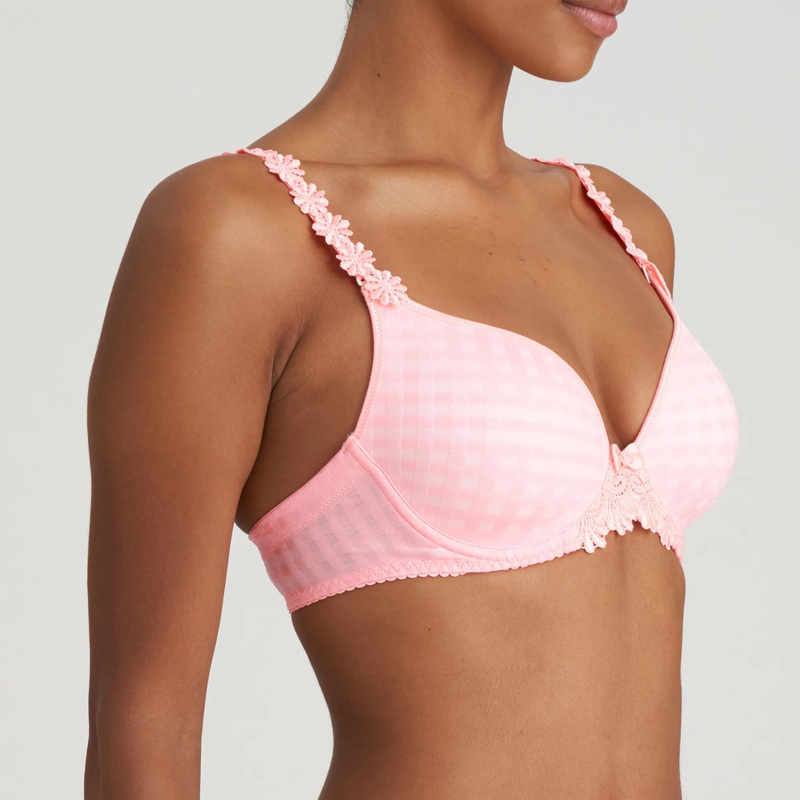 Avero Multiway Smooth Heart Shape Bra in Pink Parfait