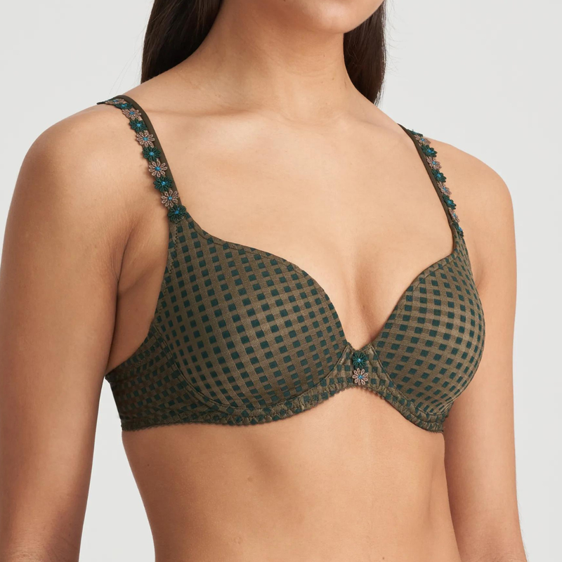 Avero Tiny Heart Shape Padded Bra in Jade