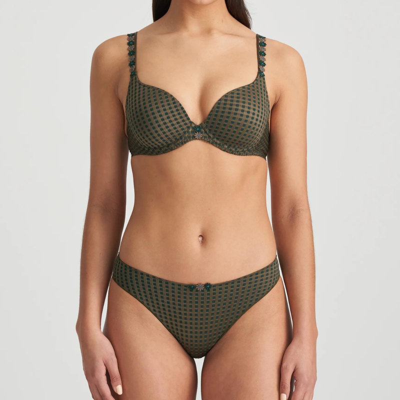 Avero Tiny Heart Shape Padded Bra in Jade