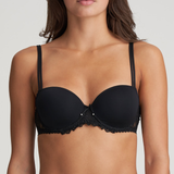 Jane Padded Balcony Bra in Black