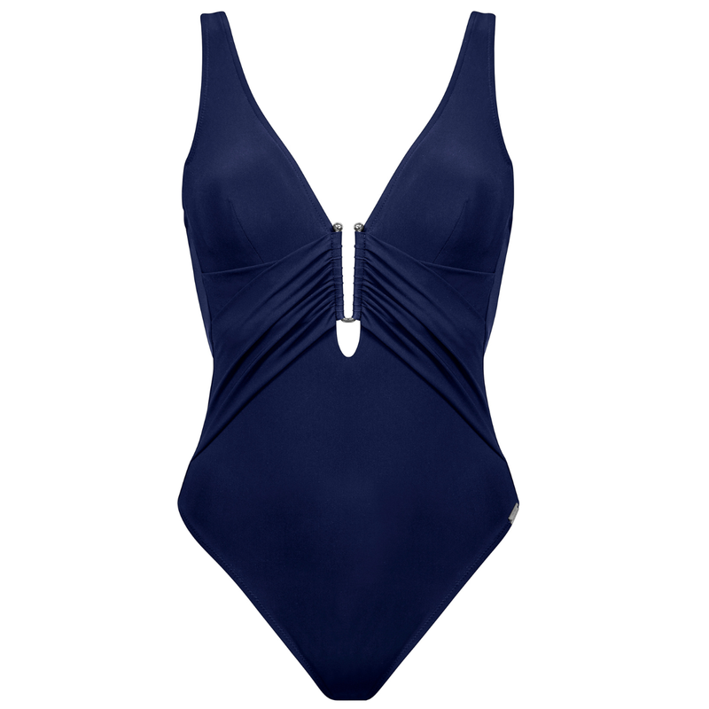 Honesty Underwired Non Padded Swimsuit in Navy
