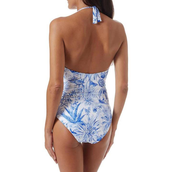 Rimini Blue Tropical Swimsuit