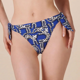 Diva Bas Tie Bikini Brief in Ocean Print