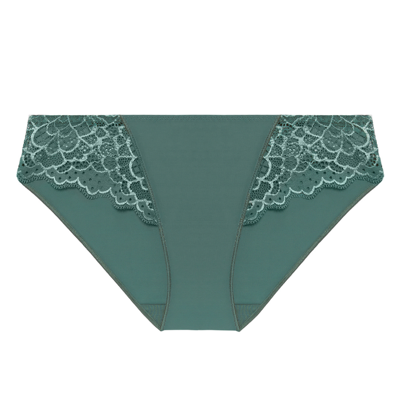 Caresse Brief in Boreal Green