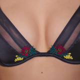 Elsa Underwired Triangle Bra in Nightfall