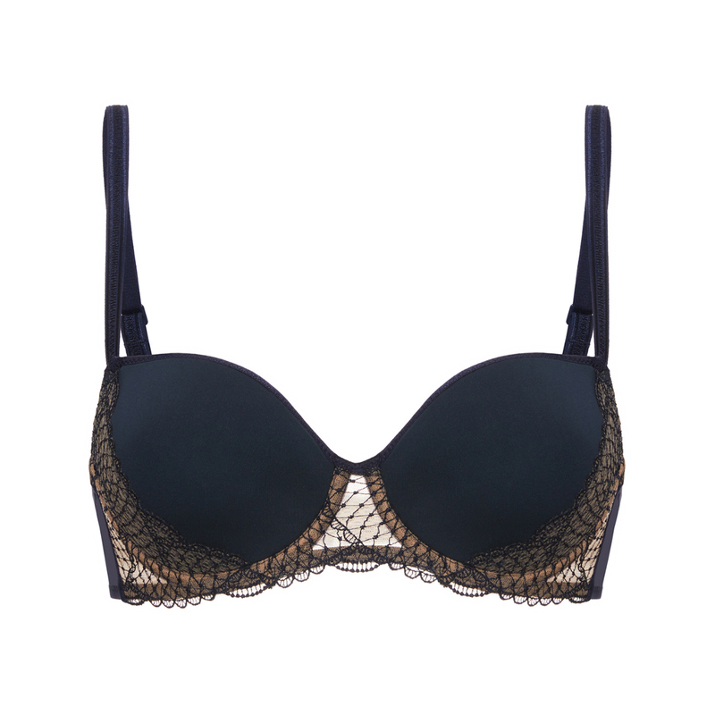 Reflet 3D Spacer Bra in Midnight