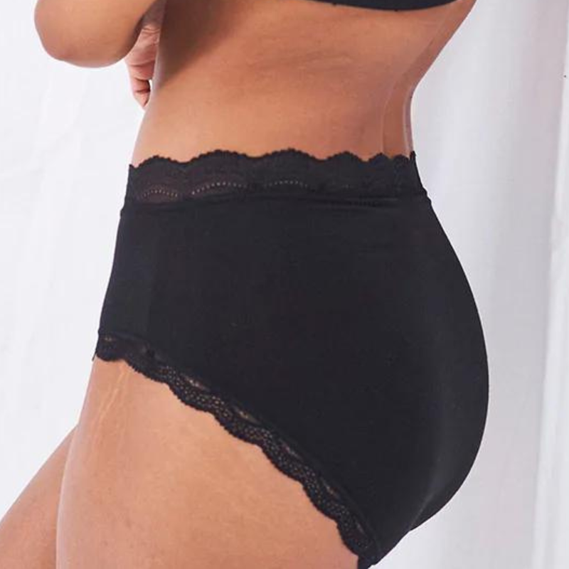 High Rise Knicker in Black