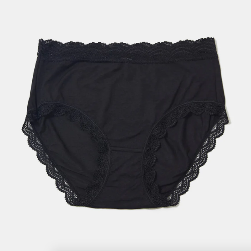 High Rise Knicker in Black