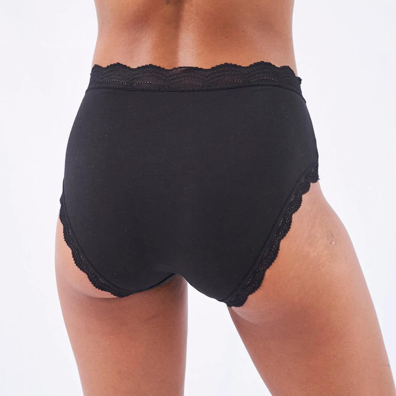 High Rise Knicker in Black