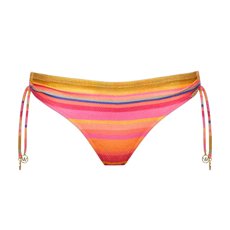 Dopamine Stripe Halterneck Padded Bikini Set