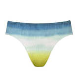 Ombre Flow Halterneck Padded Bikini Set in Aqua Shades