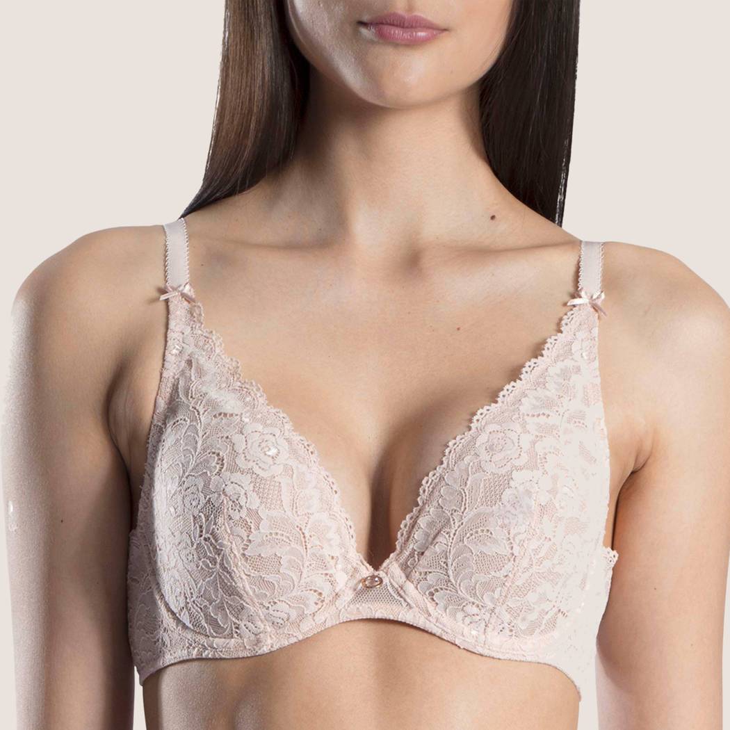 Rosessence Plunging Triangle Bra