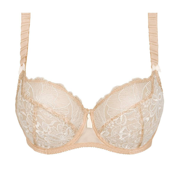 Agathe Underwired Low Neck Bra in Ivoire