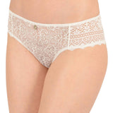 Empreinte Cassiopee Brief in Ivory Silk Lace Detail