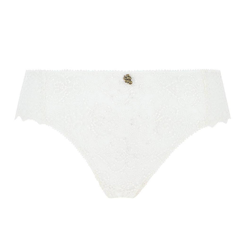 Empreinte Cassiopee Brief Ivory Silk with Lace Detailing