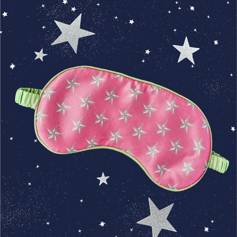 Lucy's Blushing Stars Silk Eye Mask