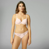 Reve 3D Spacer Plunge Smooth Bra in Sakura Pink